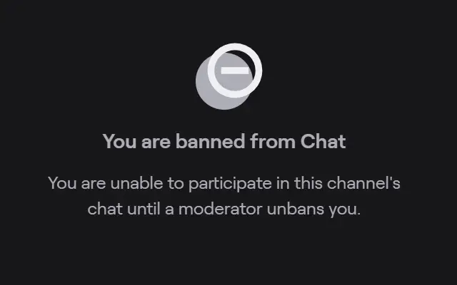 twitch chat ban