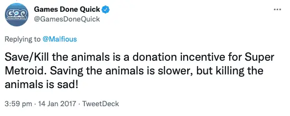 save/kill the animals explanation