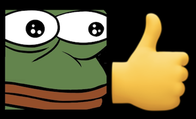 monkaw thumbs up